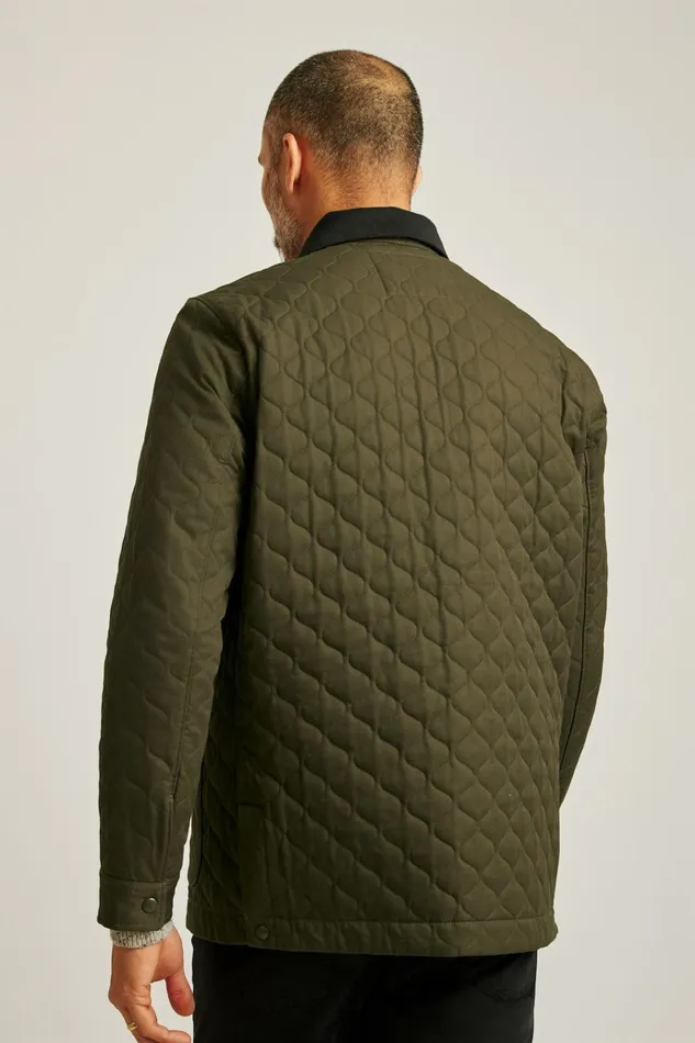Men Jackets and Coats Bonobos The Quilted Jacket Olive