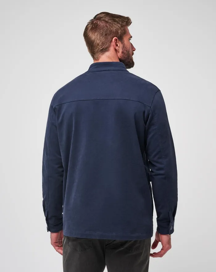 Men Jackets TravisMathew CLOUD DENIM FULL ZIP Blue Nights