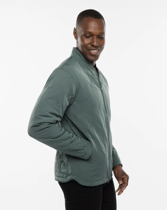Men Jackets TravisMathew COME WHAT MAY JACKET Balsam Green