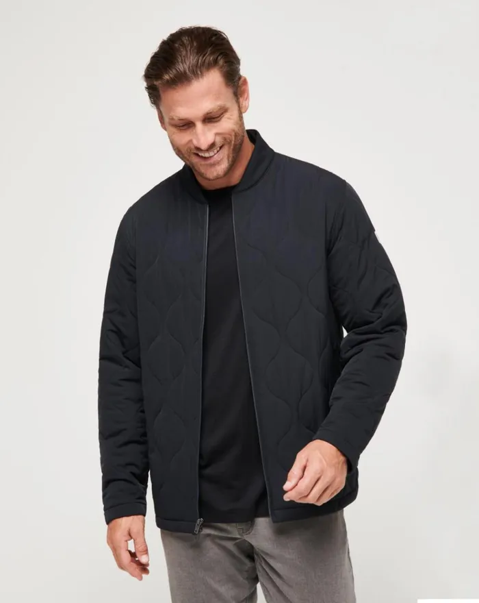 Men Jackets TravisMathew COME WHAT MAY JACKET Black