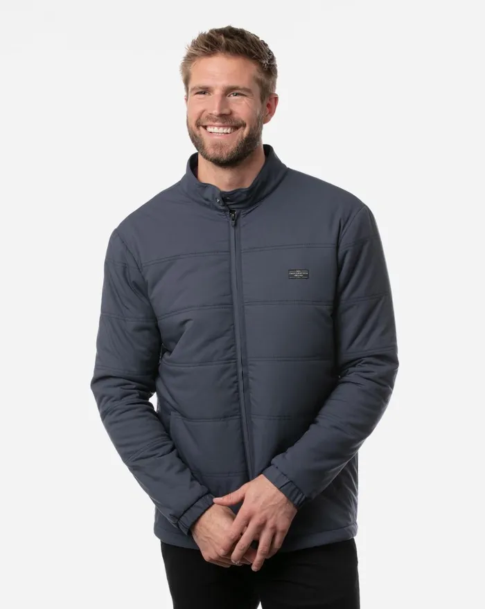 Men Jackets TravisMathew INTERLUDE PUFFER JACKET Mood Indigo