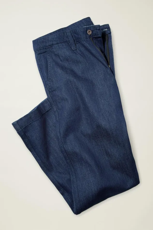 Men Jeans Bonobos Hemp Denim Chino Dark Indigo