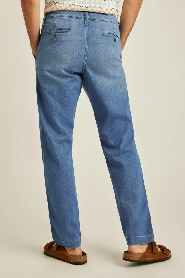 Men Jeans Bonobos Hemp Denim Chino Sand Dollar Wash