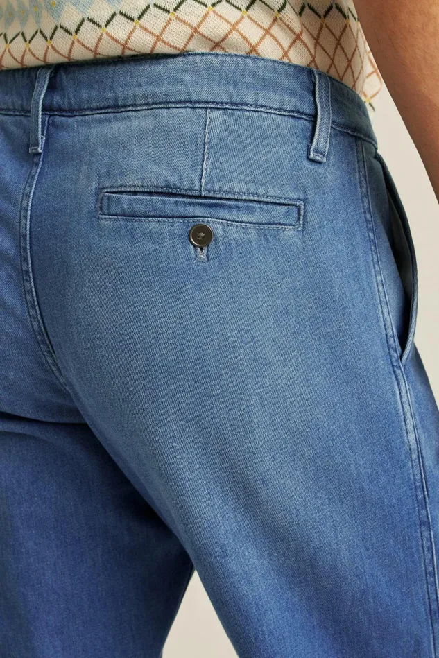Men Jeans Bonobos Hemp Denim Chino Sand Dollar Wash