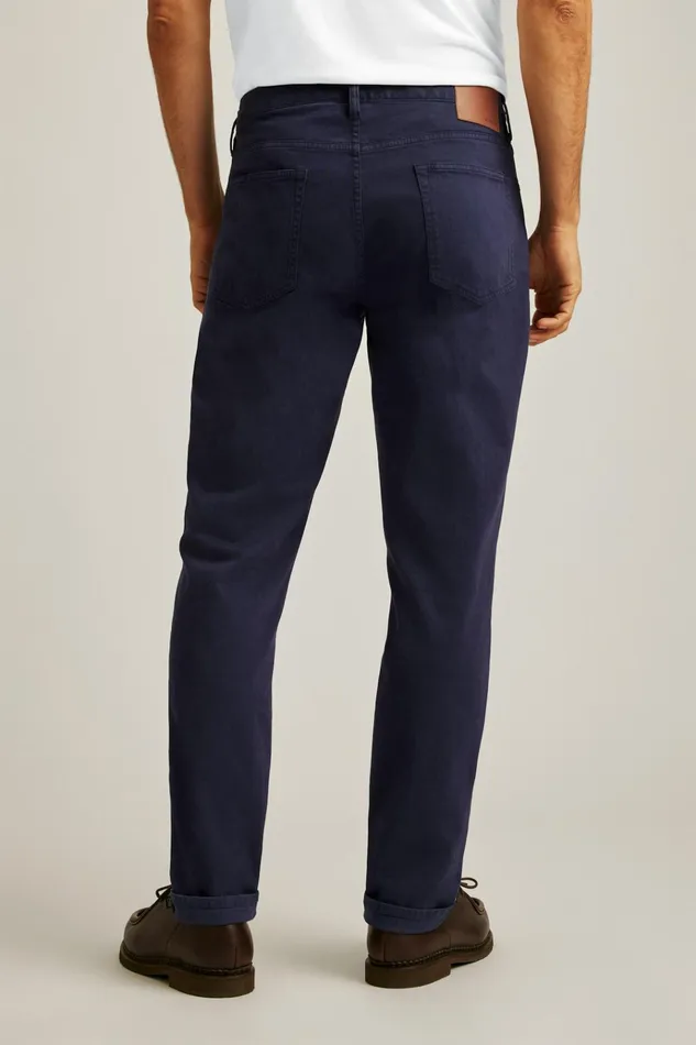 Men Jeans Bonobos Italian Brushed 5Pocket Pants Maritime Blue