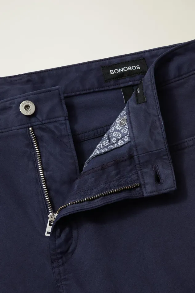 Men Jeans Bonobos Italian Brushed 5Pocket Pants Maritime Blue