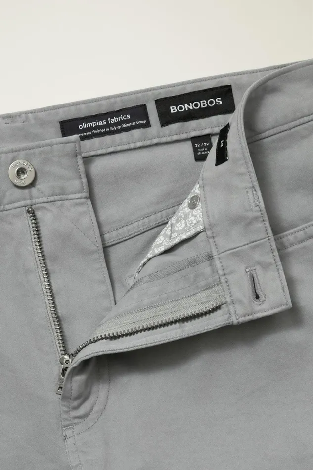 Men Jeans Bonobos Italian Brushed 5Pocket Pants Monument Grey