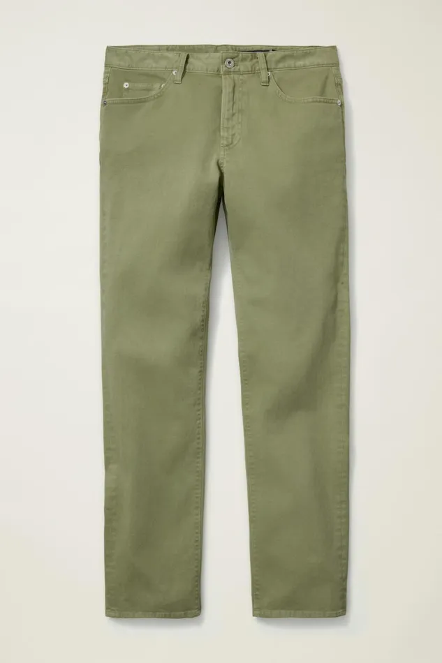 Men Jeans Bonobos Italian Brushed 5Pocket Pants Moss Green