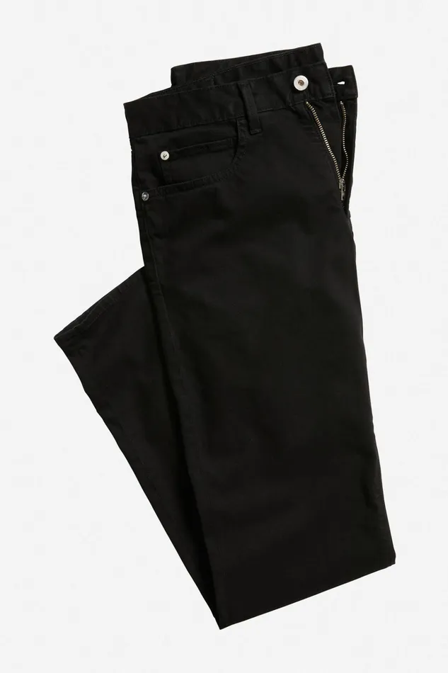 Men Jeans Bonobos Italian Textured 5Pocket Pants Onyx