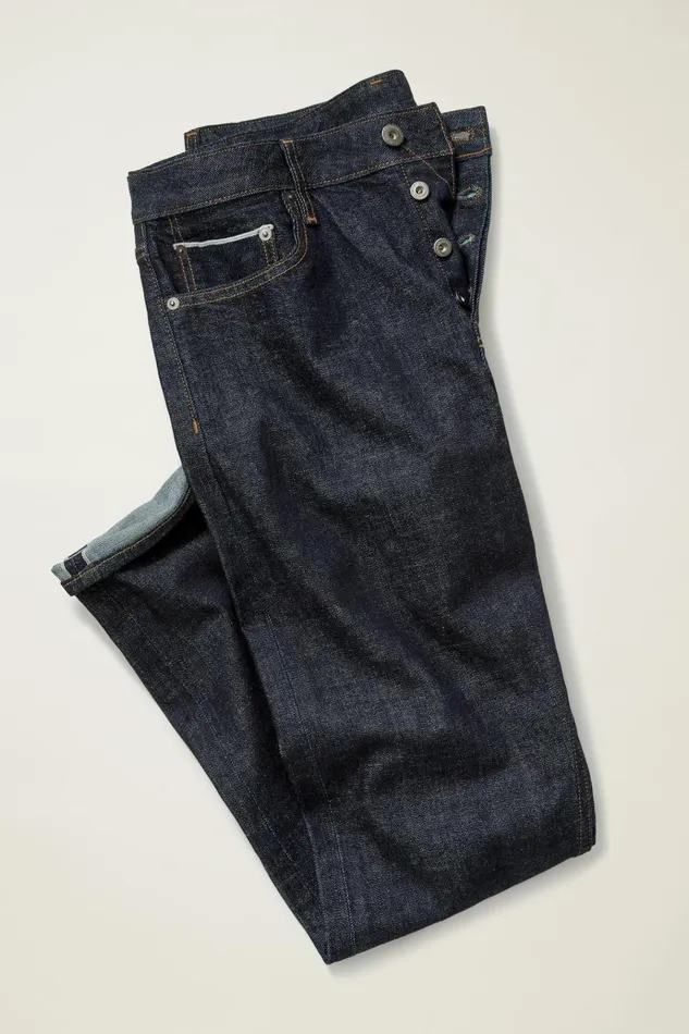 Men Jeans Bonobos Japanese Stretch Selvedge Jeans Indigo