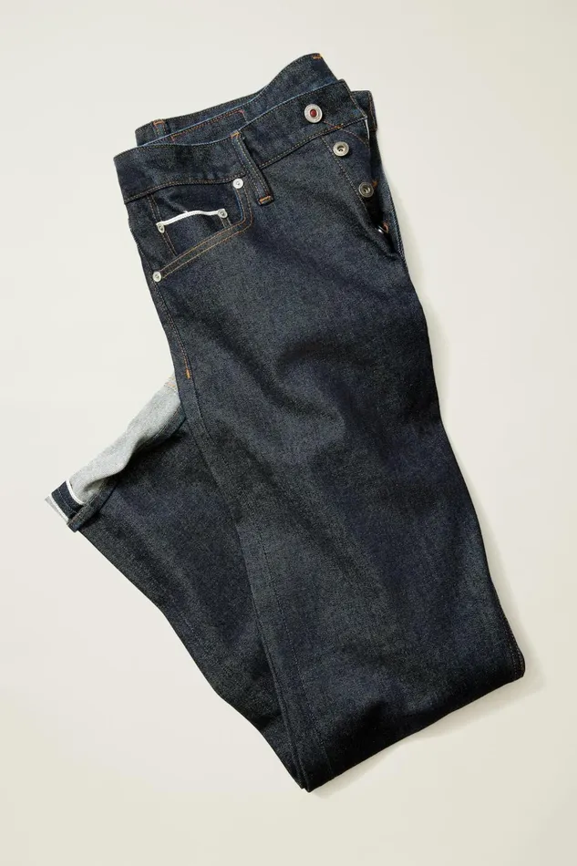Men Jeans Bonobos Japanese Stretch Selvedge Jeans Rinse Wash