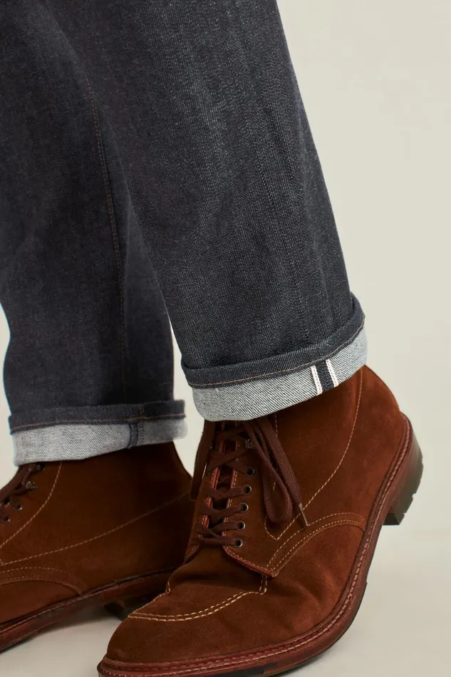 Men Jeans Bonobos Selvedge Stretch Jeans Resin Rinse