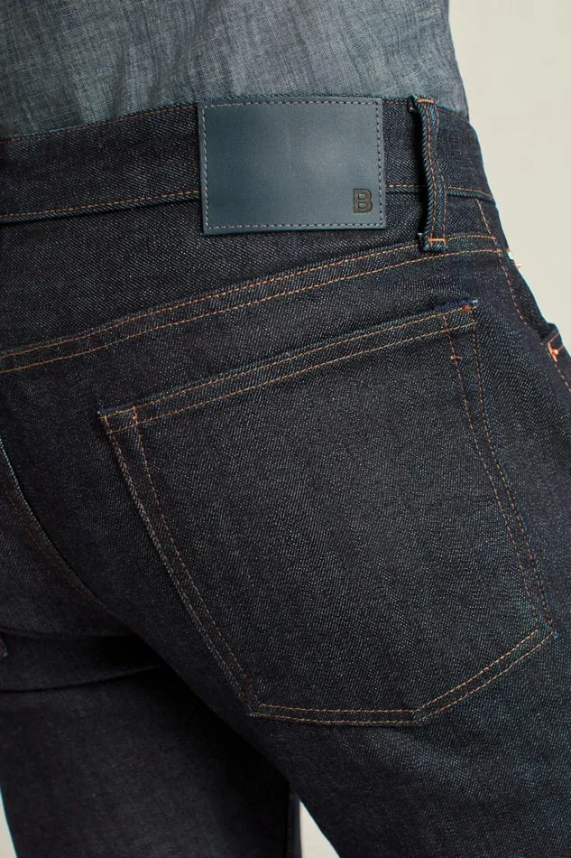 Men Jeans Bonobos Selvedge Stretch Jeans Resin Rinse