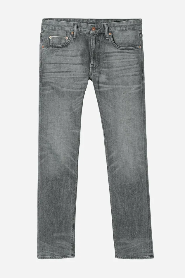 Men Jeans Bonobos Selvedge Stretch Jeans Silver