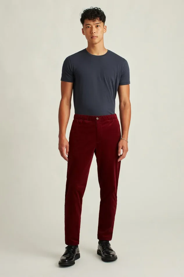 Men Joggers and Athleisure Bonobos Corduroy Drawstring Pants Spiced Brandy