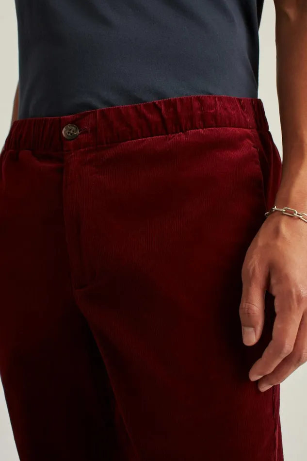 Men Joggers and Athleisure Bonobos Corduroy Drawstring Pants Spiced Brandy