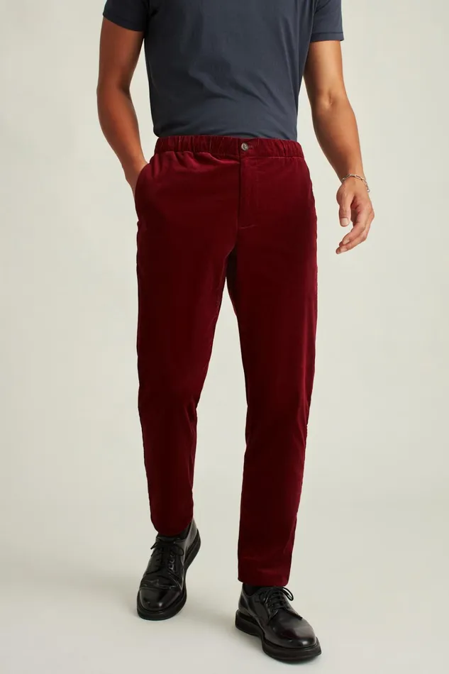 Men Joggers and Athleisure Bonobos Corduroy Drawstring Pants Spiced Brandy