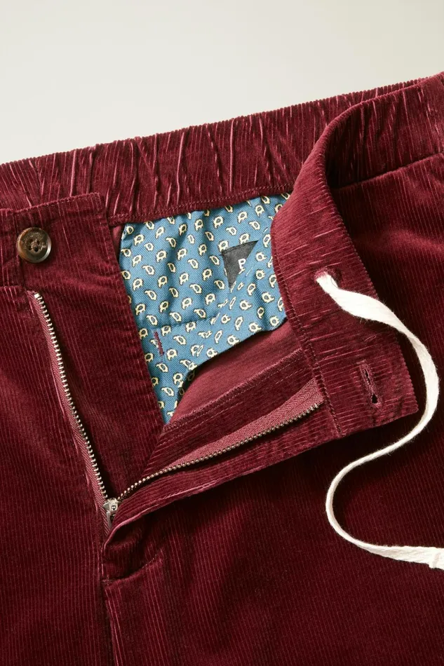 Men Joggers and Athleisure Bonobos Corduroy Drawstring Pants Spiced Brandy