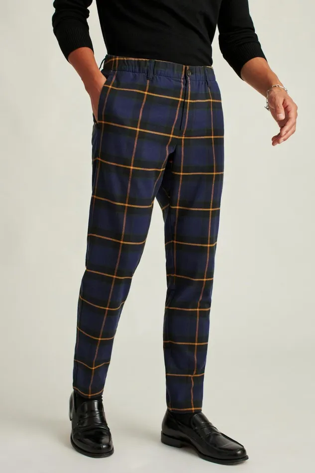Men Joggers and Athleisure Bonobos Holiday Drawstring Pants Avondale Plaid