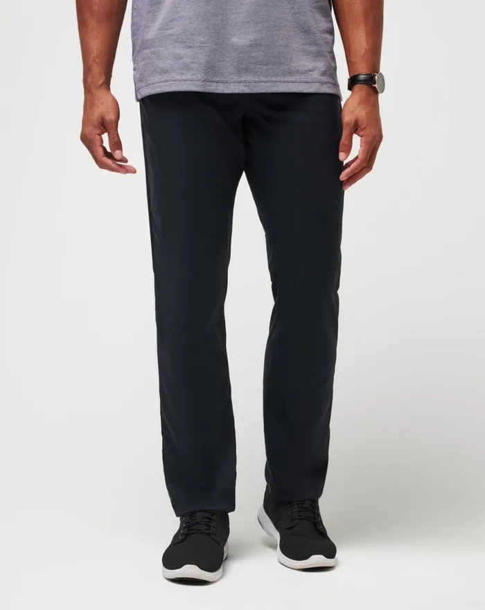Men Pants TravisMathew OPEN TO CLOSE PANT Black
