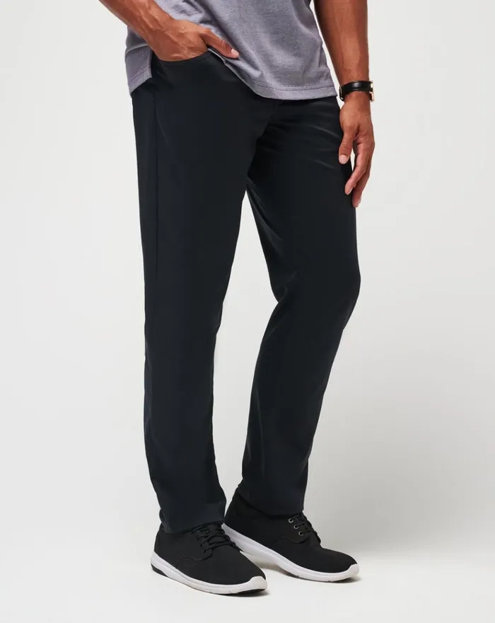 Men Pants TravisMathew OPEN TO CLOSE PANT Black
