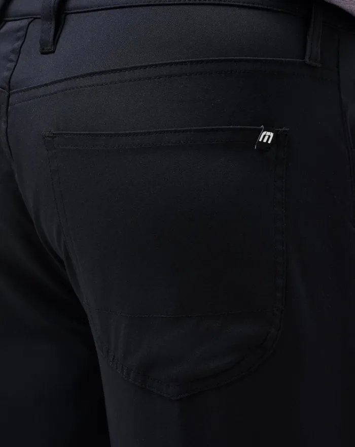 Men Pants TravisMathew OPEN TO CLOSE PANT Black