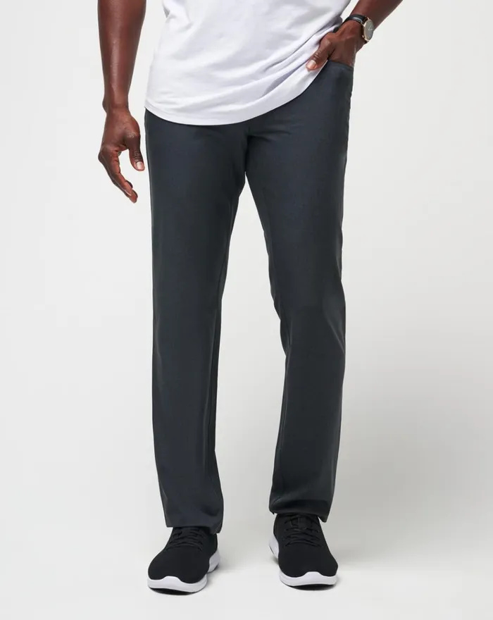 Men Pants TravisMathew OPEN TO CLOSE PANT Heather Black
