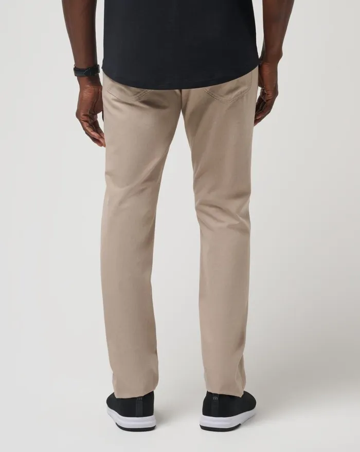 Men Pants TravisMathew OPEN TO CLOSE PANT Heather Khaki