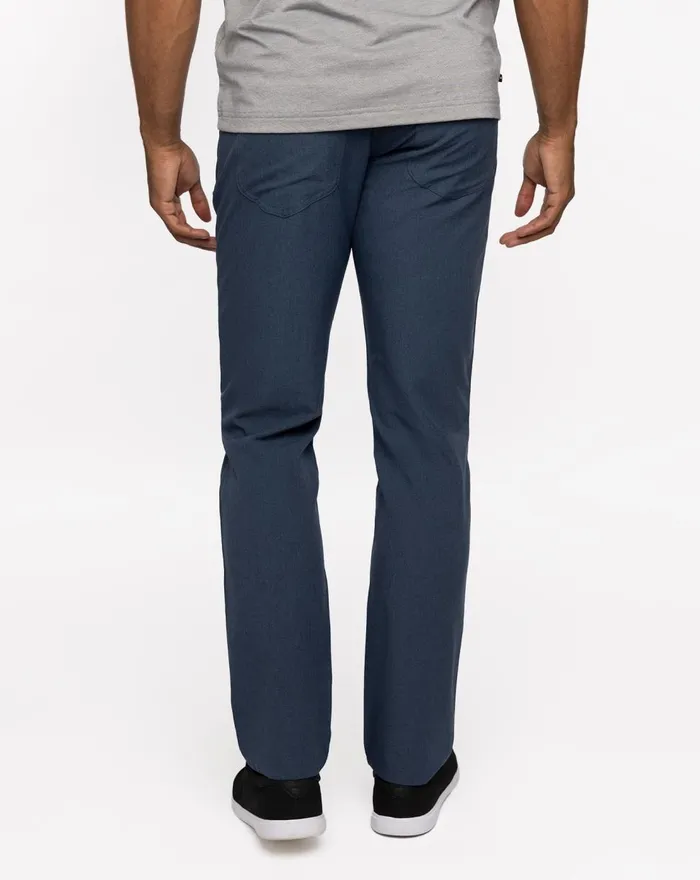 Men Pants TravisMathew OPEN TO CLOSE PANT Heather Navy