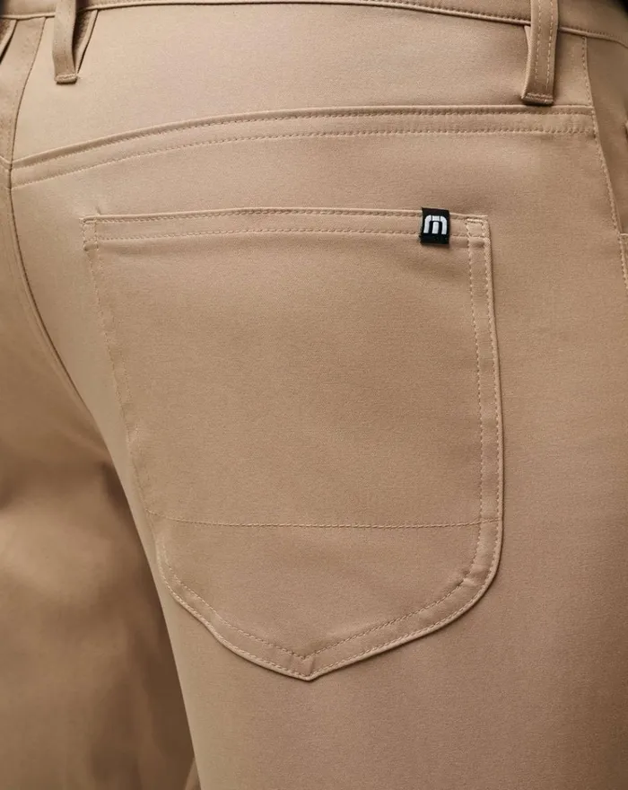 Men Pants TravisMathew OPEN TO CLOSE PANT Khaki