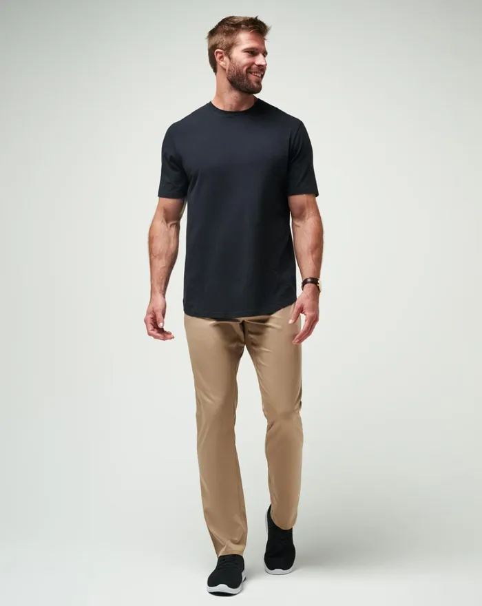 Men Pants TravisMathew OPEN TO CLOSE PANT Khaki