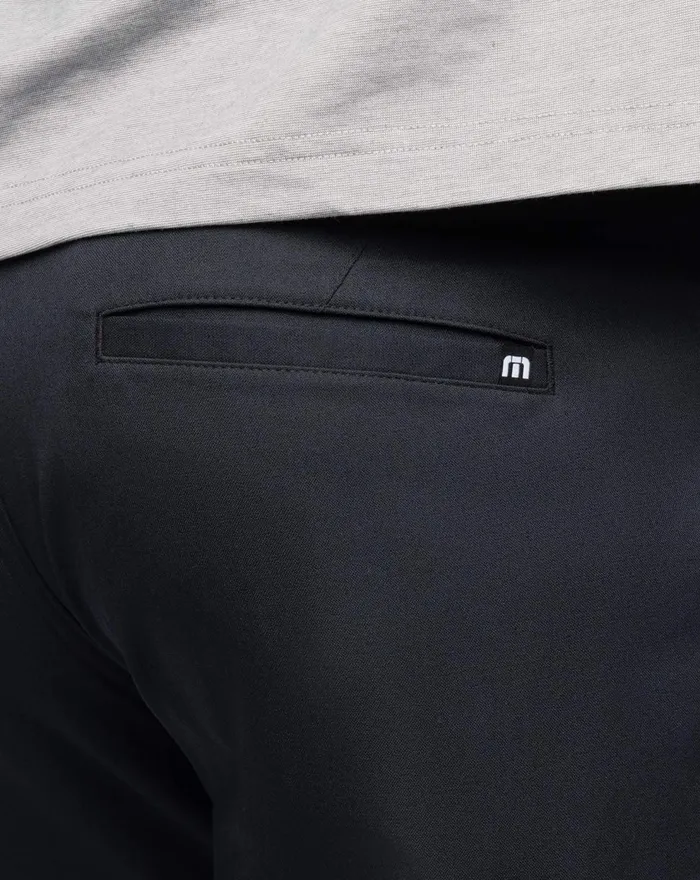 Men Pants TravisMathew OPEN TO CLOSE SLIM PANT Black