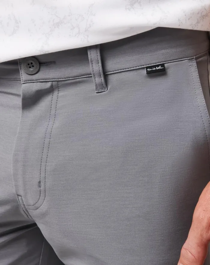 Men Pants TravisMathew OPEN TO CLOSE TECH CHINO PANT Heather Quiet Shade