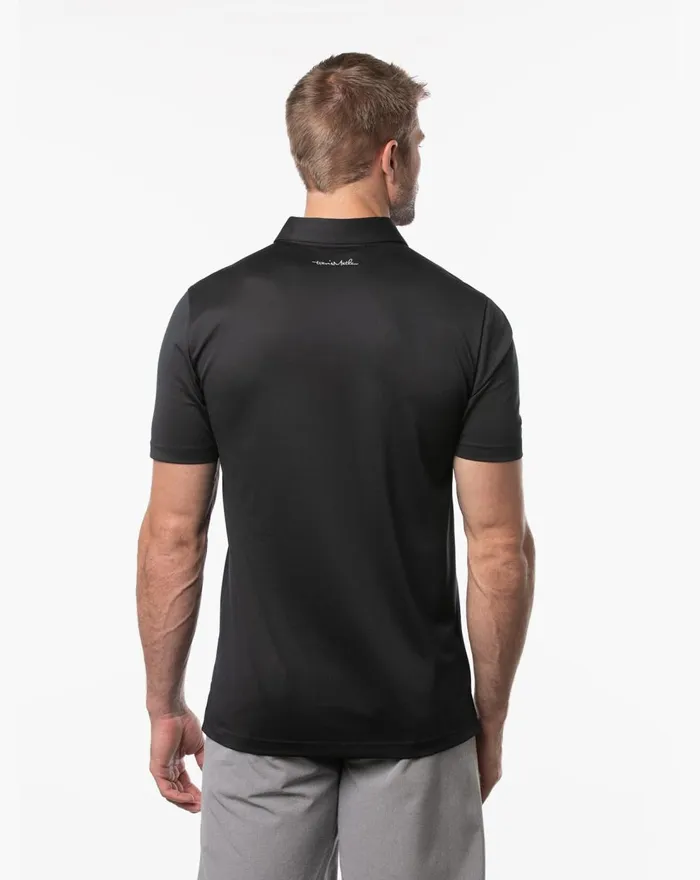 Men Polos TravisMathew ANTE UP POLO Black