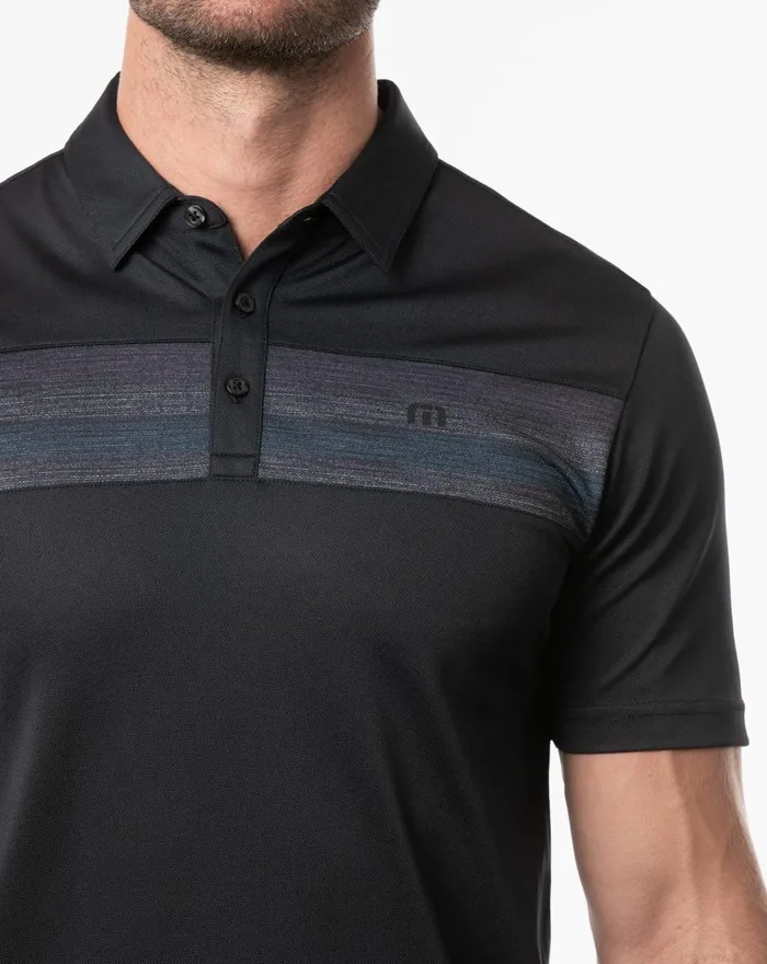 Men Polos TravisMathew ANTE UP POLO Black
