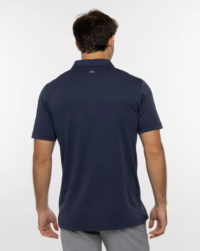 Men Polos TravisMathew ARAVAIPA POLO Mood Indigo