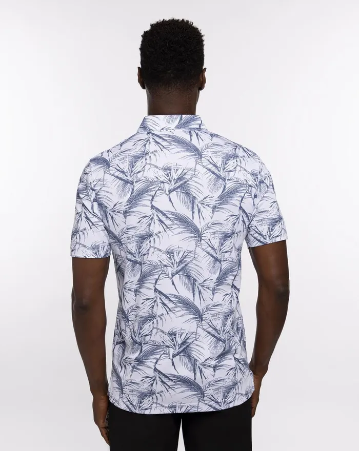Men Polos TravisMathew AROUND THE BAY POLO White
