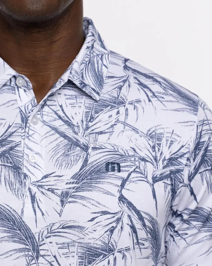 Men Polos TravisMathew AROUND THE BAY POLO White
