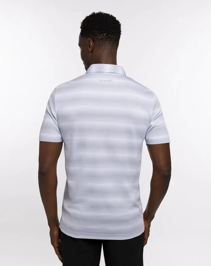 Men Polos TravisMathew BEACH CAMPING POLO Heather Light Grey Men Polos TravisMathew BEACH CAMPING POLO Heather Light Grey