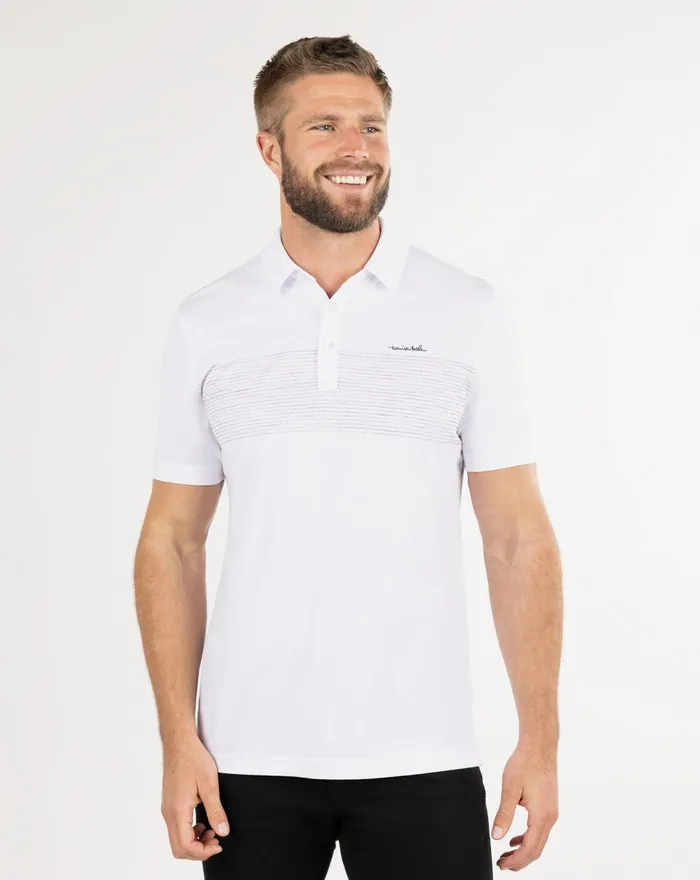 Men Polos TravisMathew BRECON RANGE POLO White