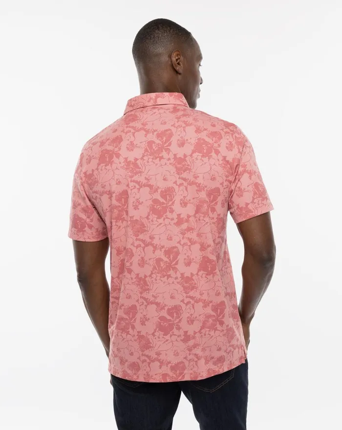 Men Polos TravisMathew CACTUS FRUIT POLO Dusty Rose