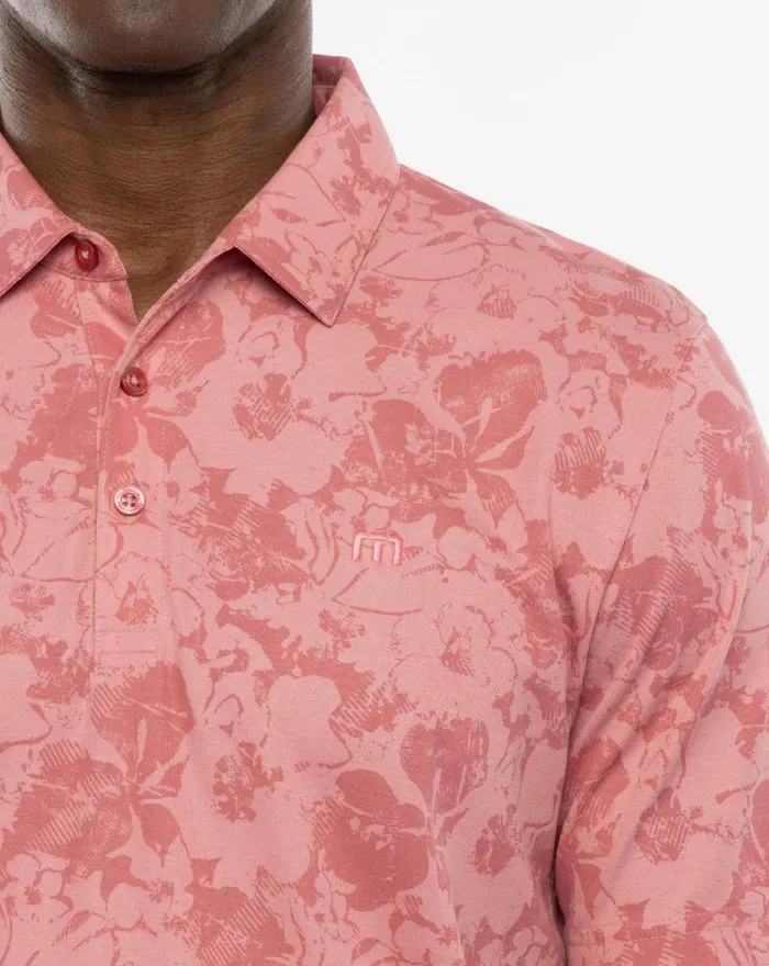 Men Polos TravisMathew CACTUS FRUIT POLO Dusty Rose