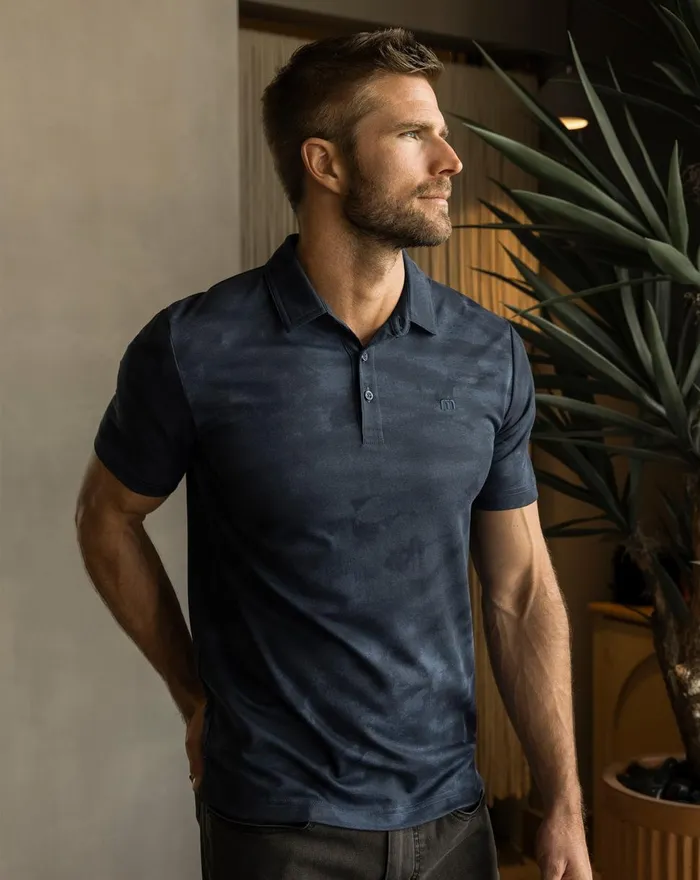 Men Polos TravisMathew CAPSIZE POLO Insignia