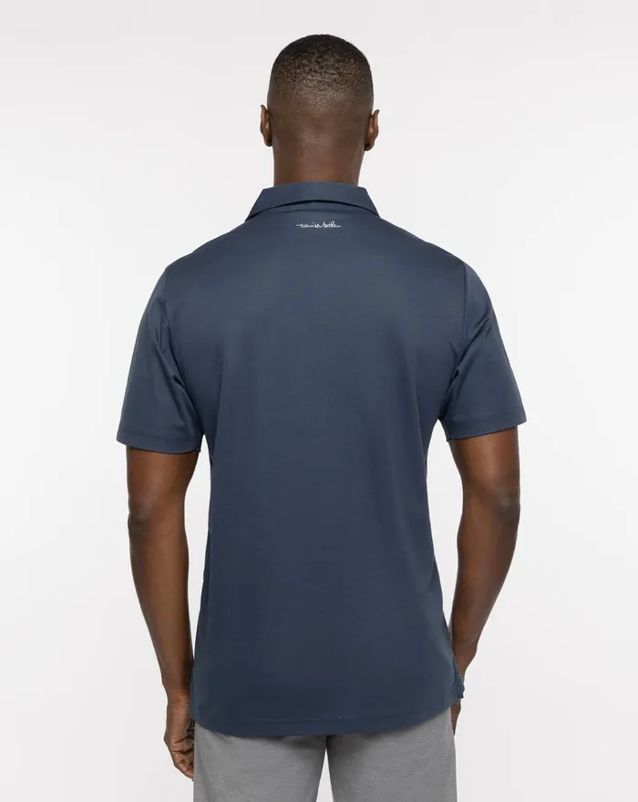 Men Polos TravisMathew CITY LIMITS POLO Mood Indigo