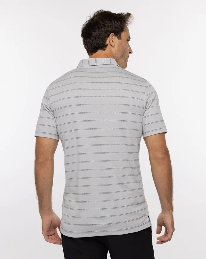 Men Polos TravisMathew COLIMA POLO Heather Light Grey