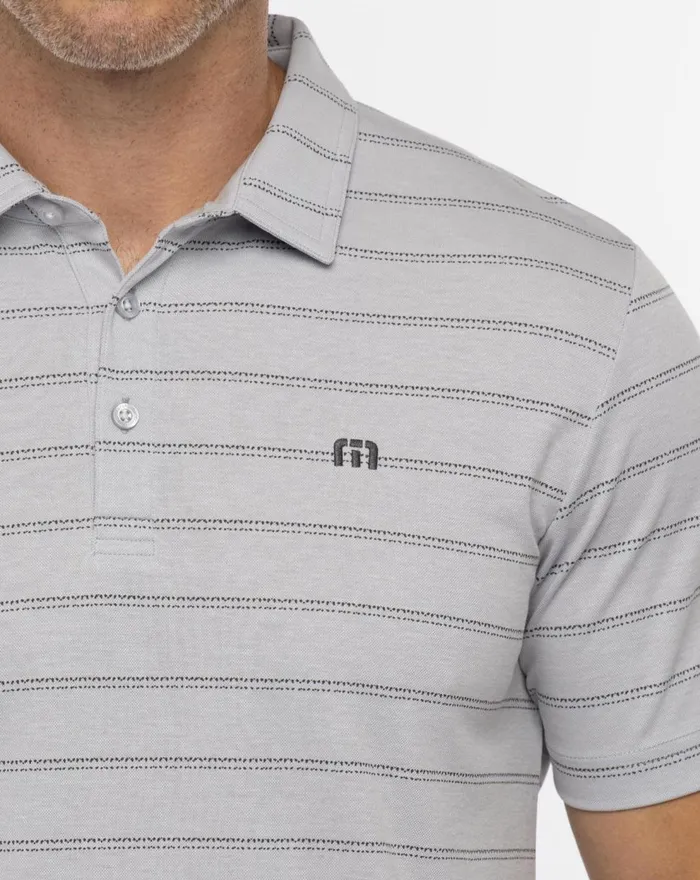 Men Polos TravisMathew COLIMA POLO Heather Light Grey