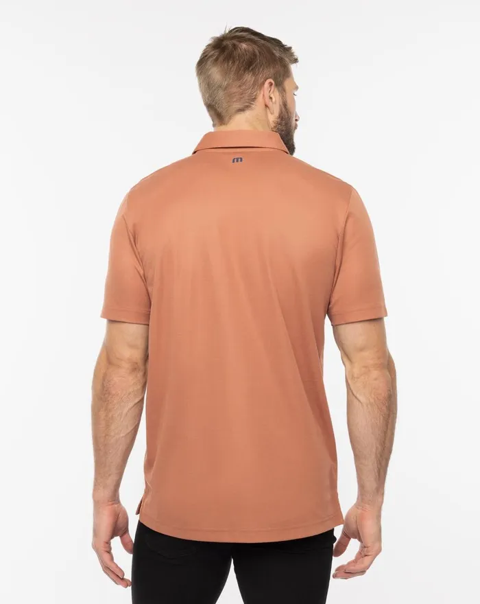 Men Polos TravisMathew DRY DOCK POLO Copper