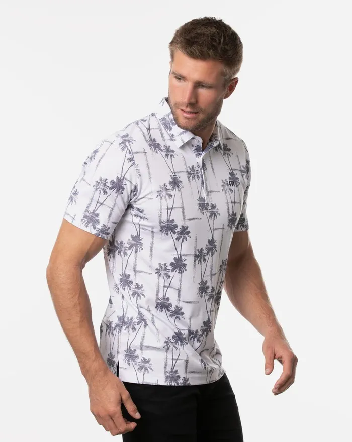 Men Polos TravisMathew FINALLY HERE POLO White