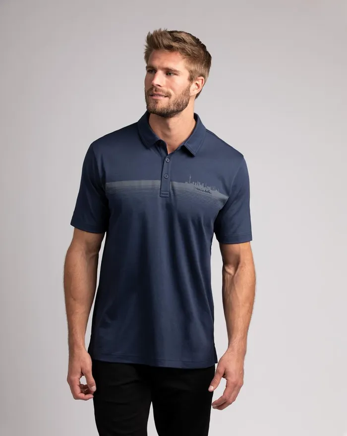 Men Polos TravisMathew FLAMINGO FLAMINGO POLO Mood Indigo