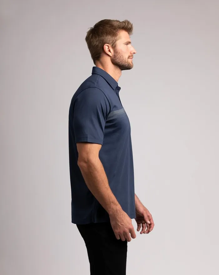 Men Polos TravisMathew FLAMINGO FLAMINGO POLO Mood Indigo
